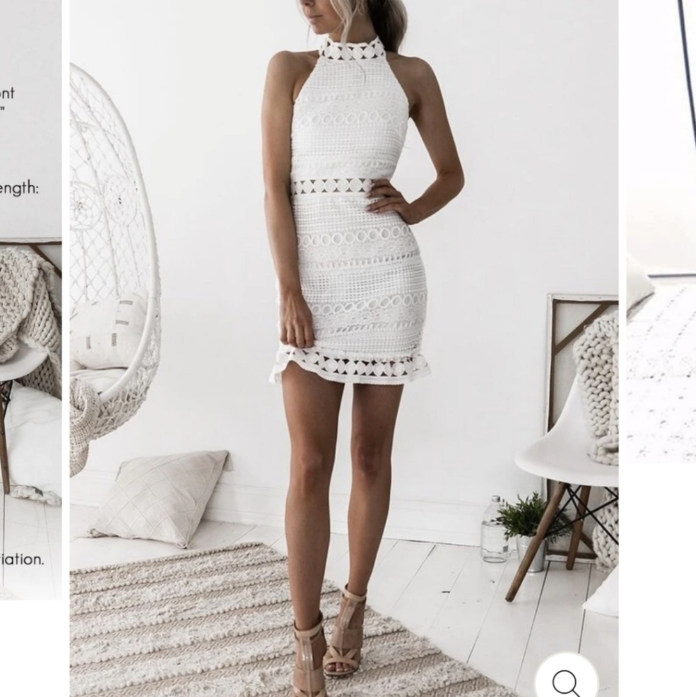 White bridal dress
